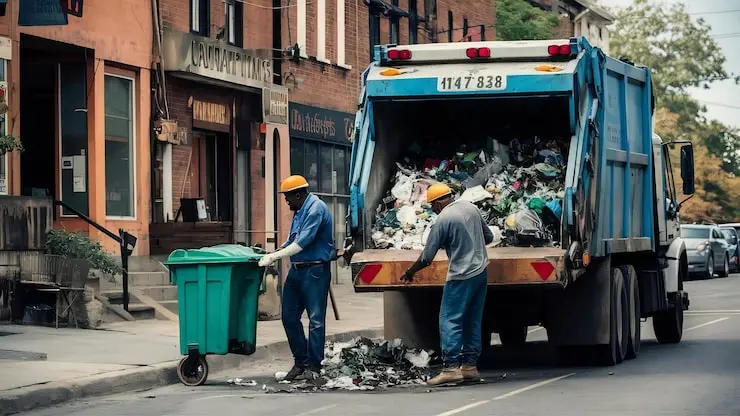 “Step-by-step guide showing how does junk removal work