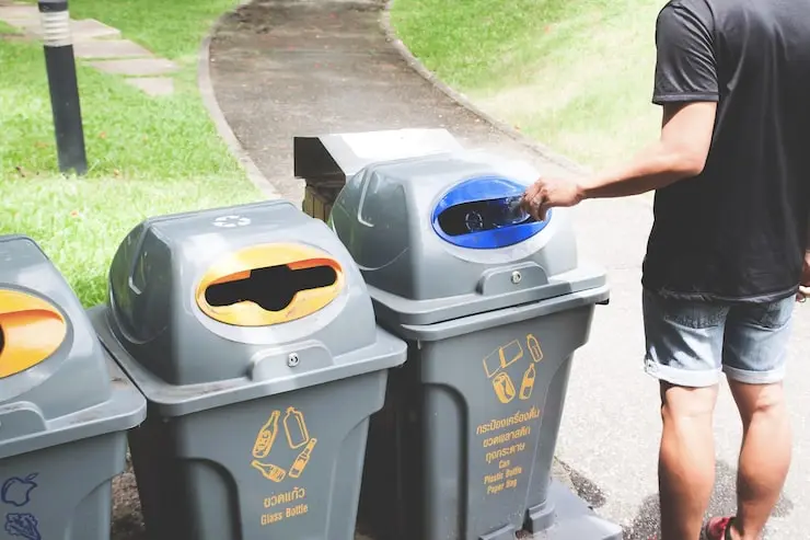 What to do if you miss trash day with garbage bins left outside after pickup