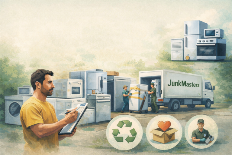 How to dispose of old appliances safely and properly at home – step-by-step guide for kitchen, laundry, and small household appliances.