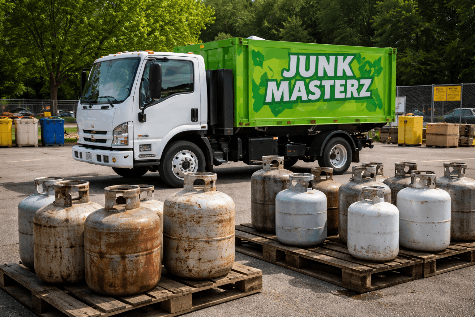 how to dispose of old propane tanks safely at recycling or hazardous waste facility