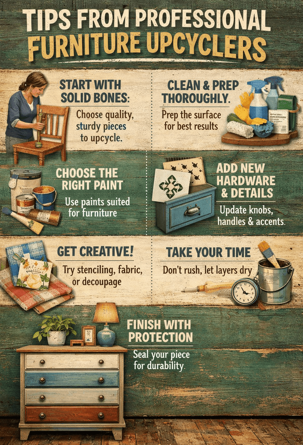 How to Upcycle Old Furniture: Upcycling Furniture Ideas