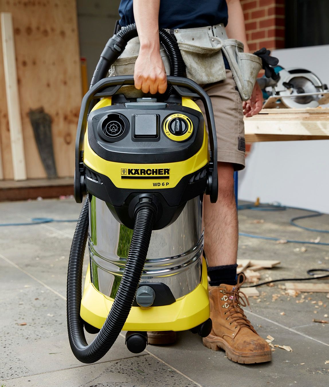 “Old vacuum cleaner prepared for eco-friendly recycling and disposal”